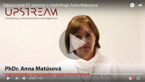 Anna Matúsová Hovorí o marketingovom seminári